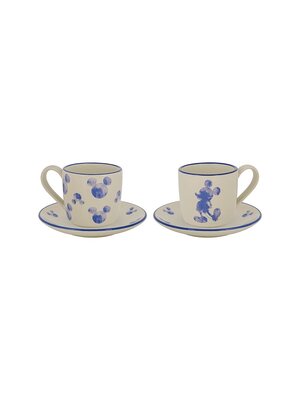 Disney Home Disney Home Mono Espresso Cup and Saucer Set of 2