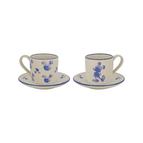 Disney Home Disney Home Mono Espresso Cup and Saucer Set of 2 Disney Home Disney Home Mono Espresso Cup and Saucer Set of 2