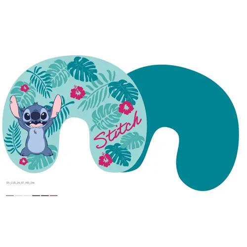 Disney Stitch Flower Travel Cushion