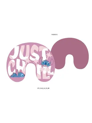 Disney Stitch Just Chill Travel Cushion