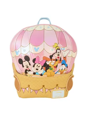 Loungefly Disney Mickey Hot Air Balloon Mini Backpack Loungefly