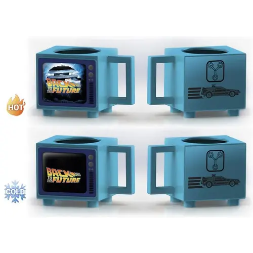 Pyramid Back To The Future Flux Capacitor Tv Heat Change Mug 500ML