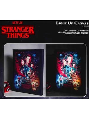 Pyramid Stranger Things Vecna Light Up Canvas 40 x 30 cm