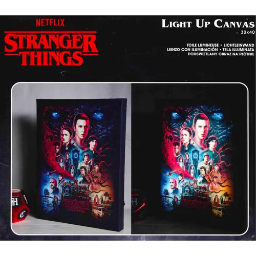 Pyramid Stranger Things Vecna Light Up Canvas 40x30cm