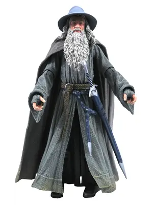Diamond Select Toys The Lord of The Rings Gandald Action Figure 18cm