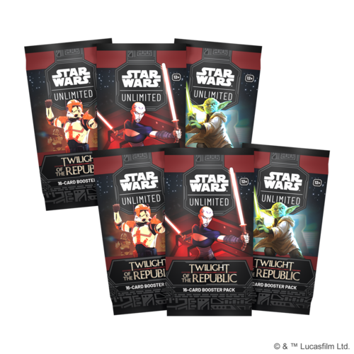 Fantasy Flight Games Star Wars Unlimited TCG Twilight of The Republic Booster Fantasy Flight Games Star Wars Unlimited TCG Twilight of The Republic Booster