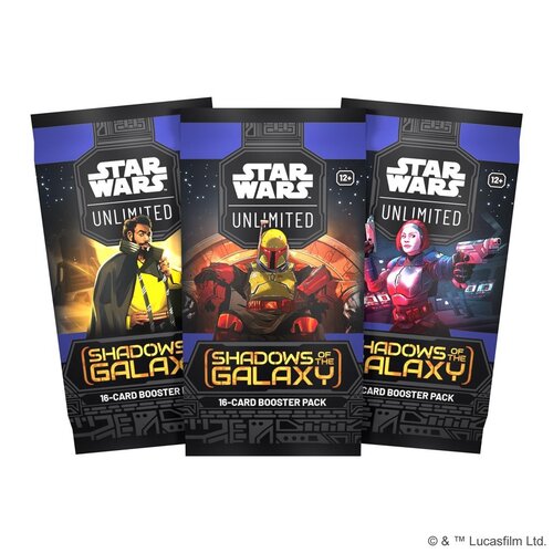 Fantasy Flight Games STar Wars Unlimited TCG Shadows of The Galaxy Booster Fantasy Flight Games STar Wars Unlimited TCG Shadows of The Galaxy Booster