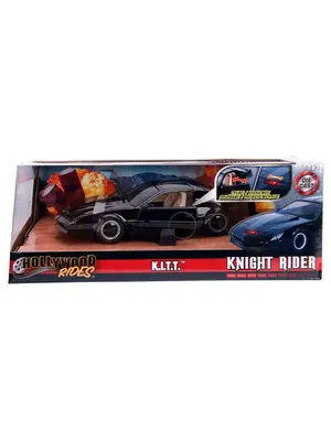 Jada Toys Knight Rider Die-Cast Car 1982 Pontiac Trans Am 1 K.I.T.T 1:24