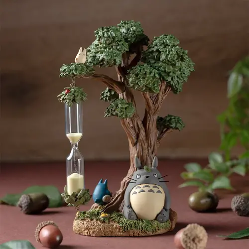 Benelic Ghibli My Neighbour Totoro Camphrier& Totoro Diorama Sand Timer 16cm Benelic Ghibli My Neighbour Totoro Camphrier& Totoro Diorama Sand Timer 16cm