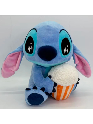 Simba Toys Disney Stitch With Popcorn Pluche 25cm