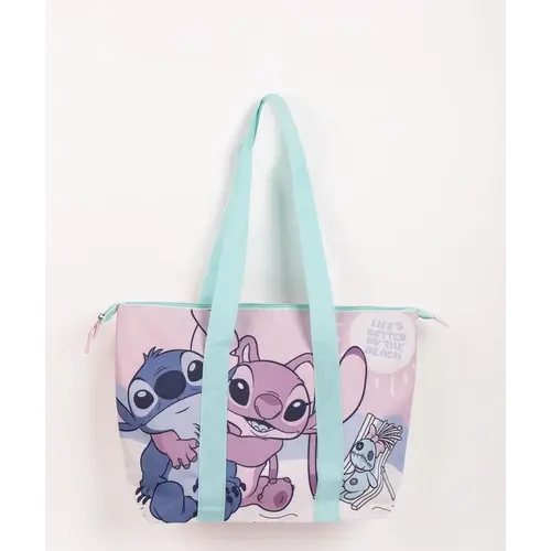 Cerda Disney Stitch & Angel Beach Bag 47x33x15cm Cerda Disney Stitch & Angel Beach Bag 47x33x15cm