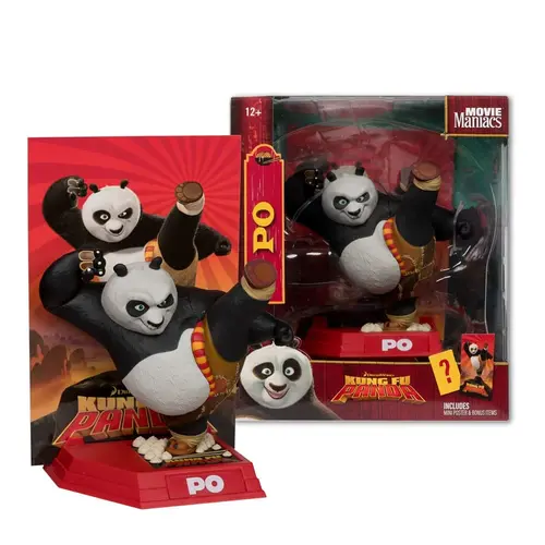 Mc Farlane Kung Fu Panda PO Statue Movie Maniacs 17cm