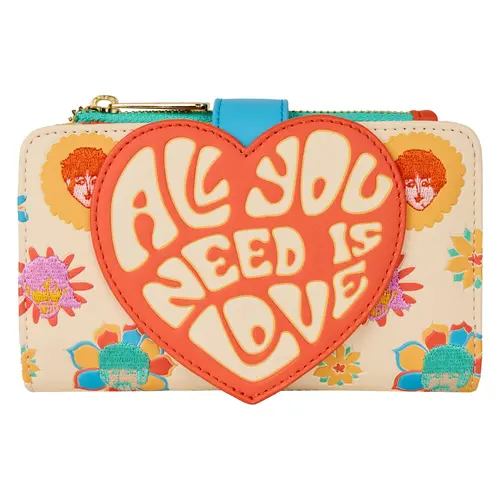 Loungefly The Beatles All You Need is Love Loungefly Wallet Loungefly The Beatles All You Need is Love Loungefly Wallet
