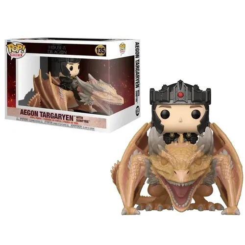 Funko Funko POP! Rides House of The Dragon 135 Aegon Targaryen With Sunfyre