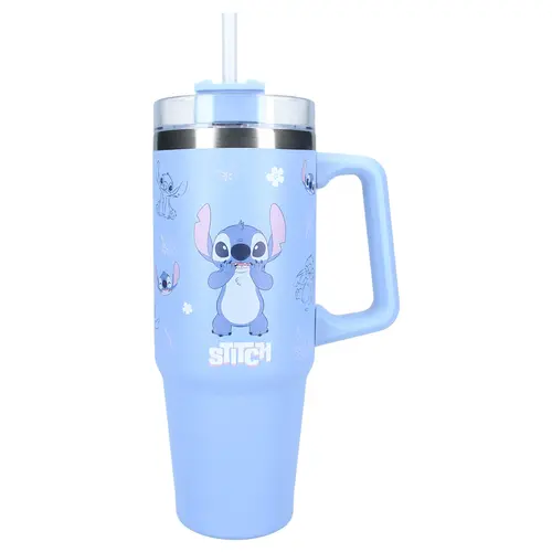 Vadobag Disney Stitch Bliss Stainless Steel Insulated Travel Mug XL 900ml with Straw Vadobag Disney Stitch Bliss Stainless Steel Insulated Travel Mug XL 900ml with Straw
