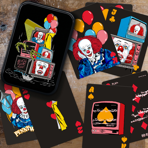 Paladone IT Pennywise Playing Cards in a Tin Paladone IT Pennywise Playing Cards in a Tin
