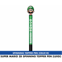 Super Mario 2D Luigi Spinning Topper Pen