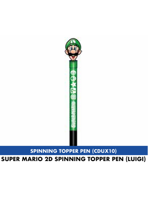 Pyramid Super Mario 2D Luigi Spinning Topper Pen
