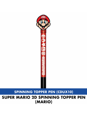 Pyramid Super Mario 2D Mario Spinning Topper Pen