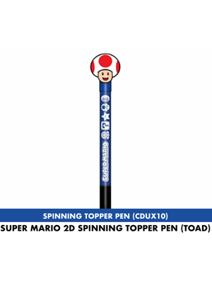 Pyramid Super Mario Toad 2D Spinning Topper Pen