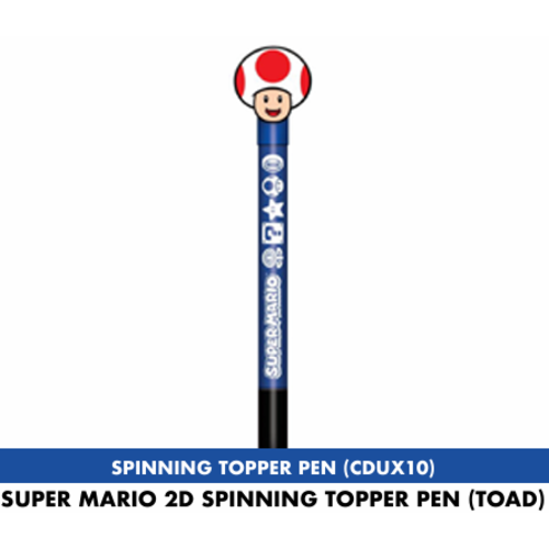 Pyramid Super Mario Toad 2D Spinning Topper Pen Pyramid Super Mario Toad 2D Spinning Topper Pen