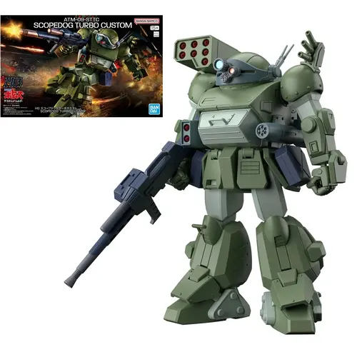 Bandai Votoms HG Scopedog Turbo Custom Model Kit