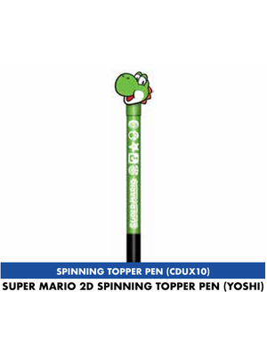 Pyramid Super Mario Yoshi 2D Spinning Topper Pen