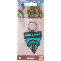 Minecraft Axe Rubber Keychain