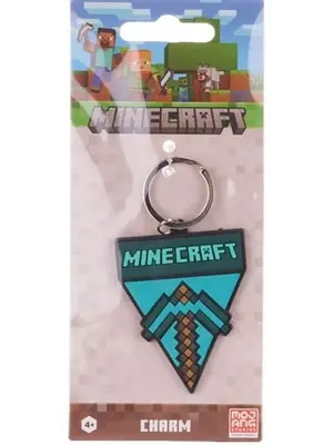Minecraft Axe Rubber Keychain