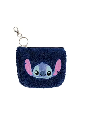 Peershardy Disney Stitch Fur Coin Purse Keychain