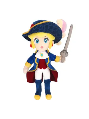 Together Plus Princess Peach Show Time Peach Sword Fighter Plush 26cm
