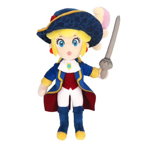 Together Plus Princess Peach Show Time Peach Sword Fighter Plush 26cm