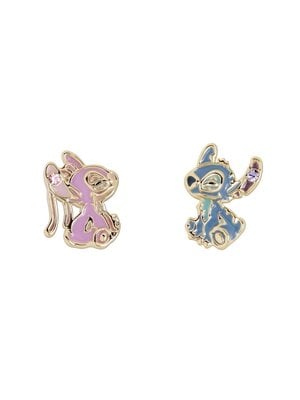 Peershardy Disney Stitch & Angel 1 Pair of Studs Earrings
