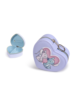 Disney Stitch & Angel Zip Love Hear