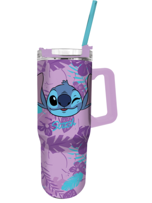 Stor Disney Stitch Purple Flower XXL Rambler Mug 1,16L