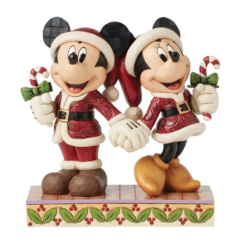 Disney Traditions Disney Traditions Mickey and Minnie Candy Canes Figure