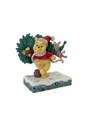 Disney Traditions Disney Traditions A Tree for Two Winnie the Pooh & Piglet with Christmas Tree