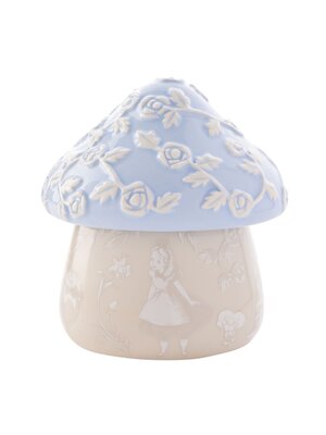 Widdop Disney Alice in Wonderland Mushroom Embossed Trinket Box