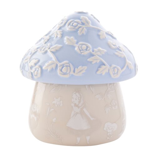Widdop Disney Alice in Wonderland Mushroom Embossed Trinket Box