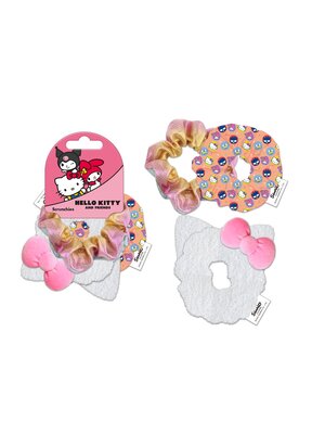 Peershardy Hello Kitty Hair Crunchies 3 Pieces
