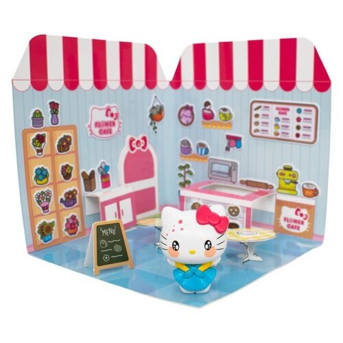 Comansi Hello Kitty 6cm Sticker House Flower Cafe