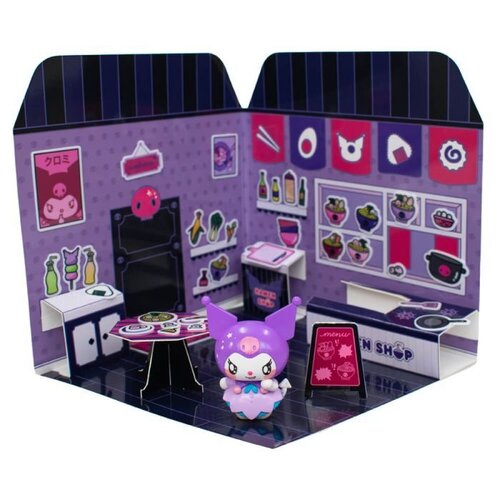 Comansi Hello Kitty Kuromi 6cm Sticker House Ramen Restaurant