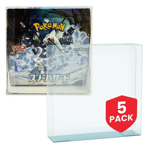 Evoretro Evoretro TCG Pet Protector for Large Display Japanese Pokemon 5-pack