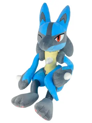 Banpresto Pokemon Fluffy Look At The Tail Pluche Lucario Japan Import