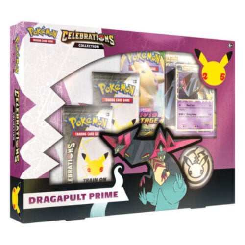 The Pokemon Company Pokemon TCG Celebrations Dragapult Prime Box