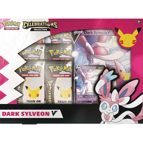The Pokemon Company Pokemon TCG Celebrations Dark Charizard V Box/ Dark Sylveon