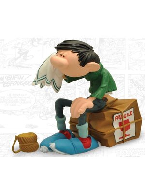 Gaston Fragile Crate Figure Resin