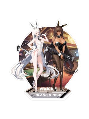 Sakami Merchandise Goddes of Victory Nikke Acrylic Diorama Blanc & Noir 18cm