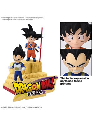 Bandai Dragon Ball Daima Son Goku Mini & Vegeta Mini Model Kit