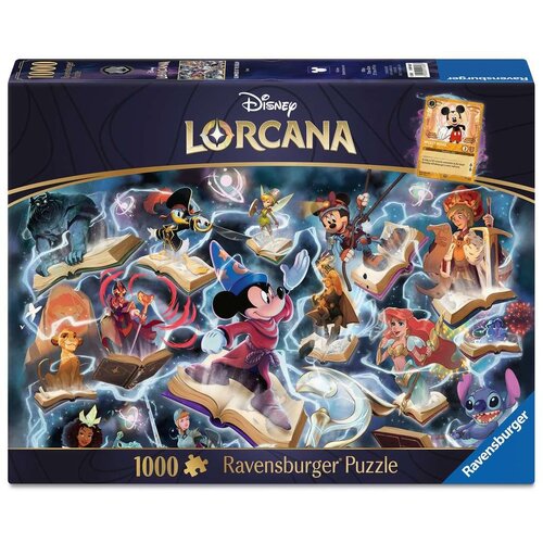 Ravensburger Disney Lorcana Steel Puzzle 1000p + 1 promo card